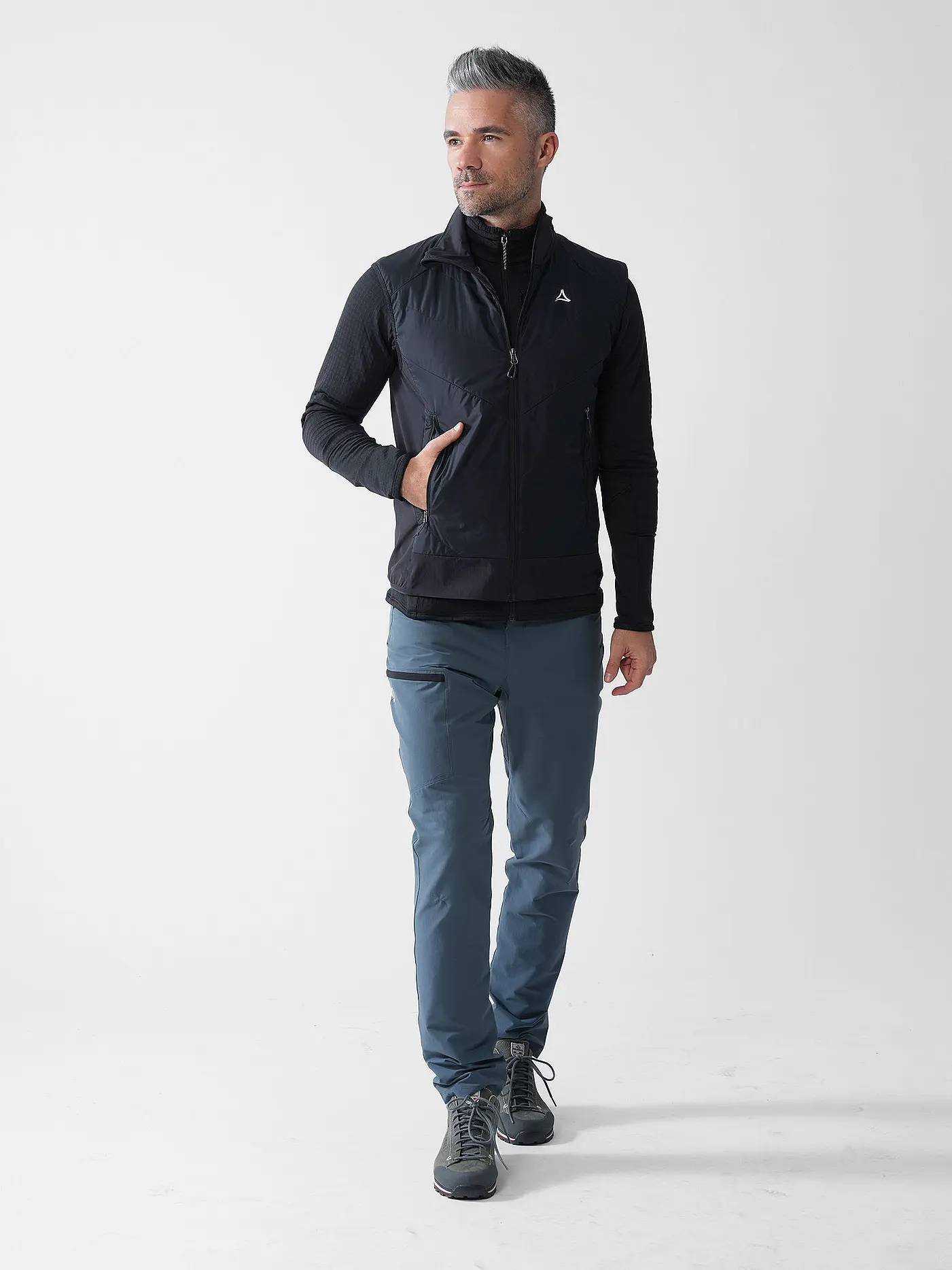 SCHÖFFEL | Herren Hybridweste Style Blaueis | 